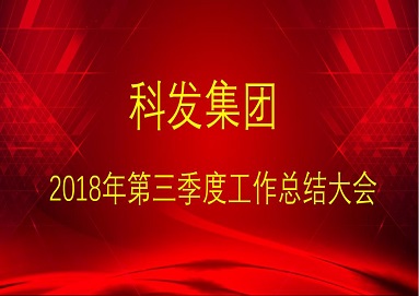集團公司召開2018年三季度各業(yè)務板塊工作總結(jié)大會